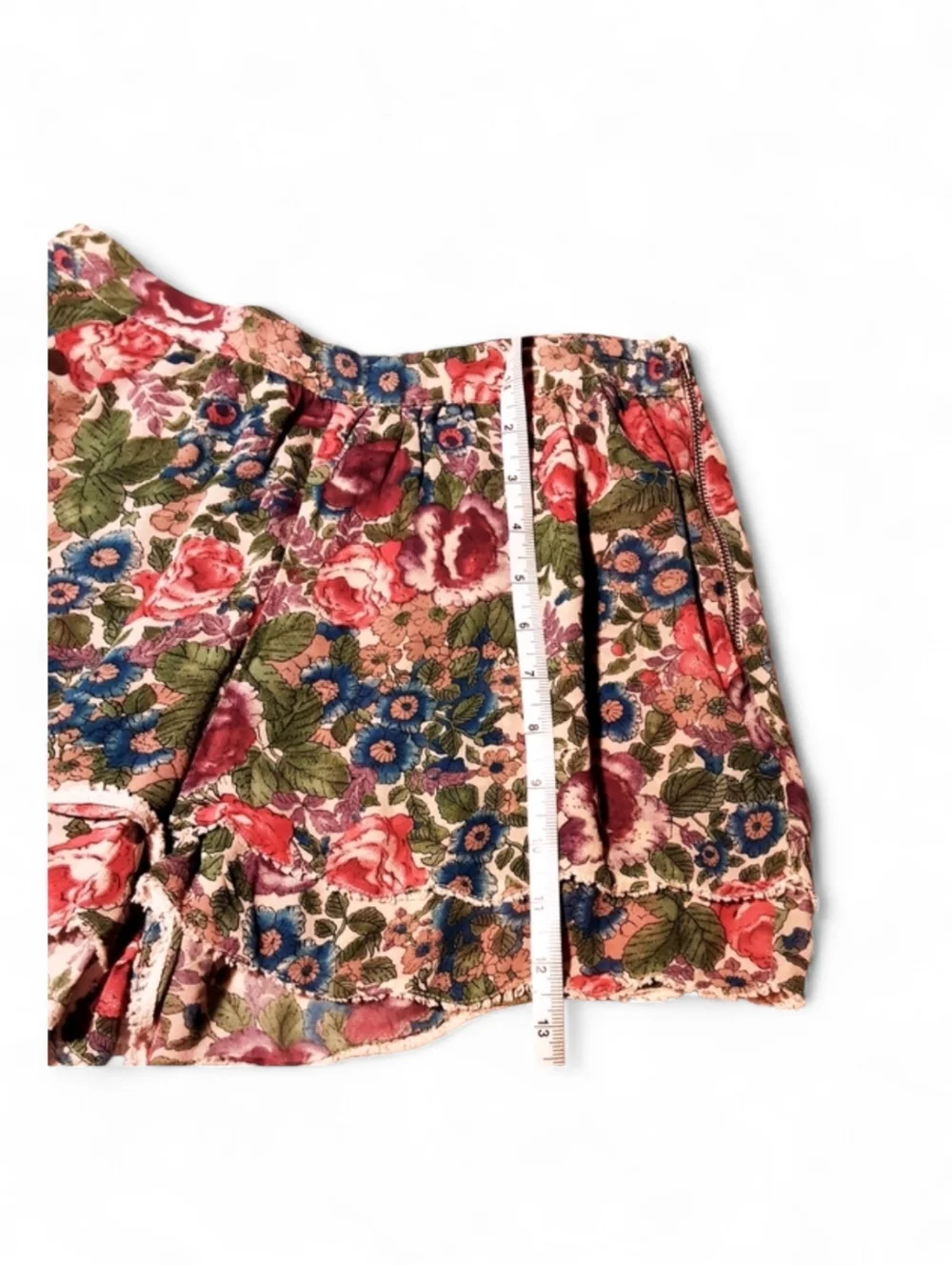 Topshop Floral Print Lightweight Shorts Womens Size 4